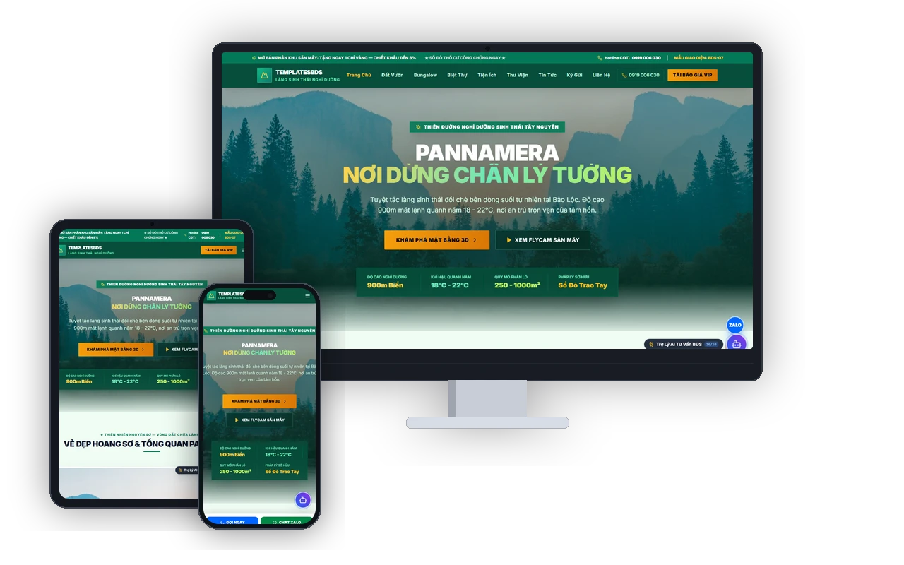 Mẫu #07 - Làng Sinh Thái Nghỉ Dưỡng Bảo Lộc