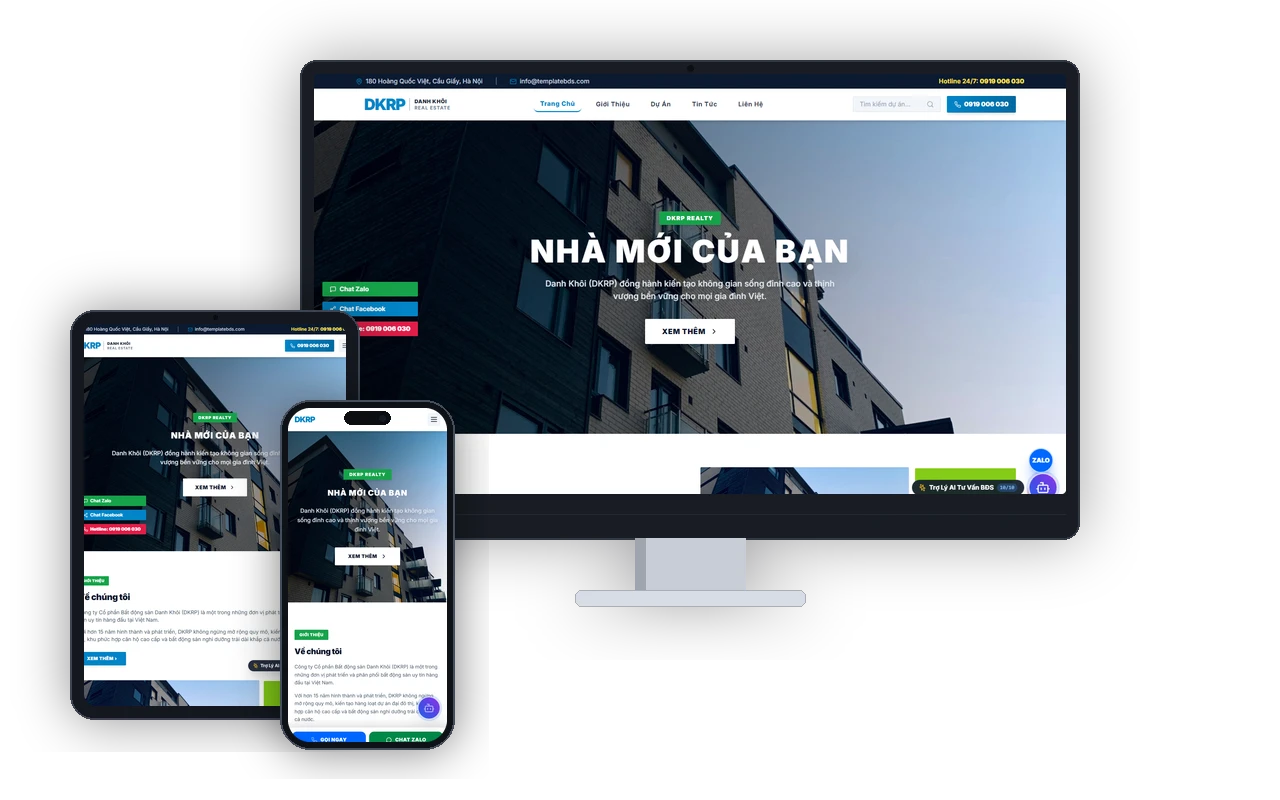 Mẫu #10 - Sàn Đầu Tư BĐS Dòng Tiền & Sinh Lời Cao