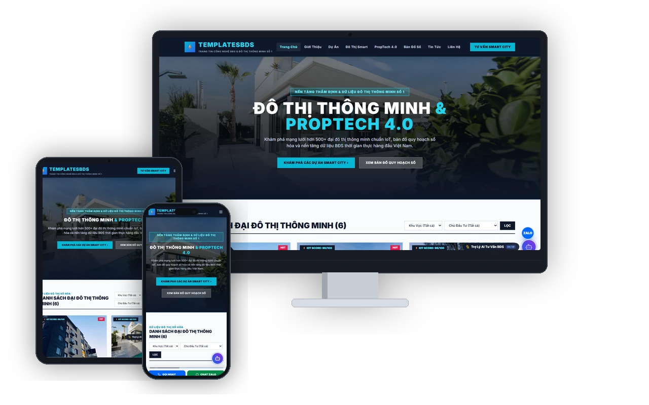 Mẫu #24 - Đô Thị Thông Minh & Cuộc Sống Tương Lai Smart City